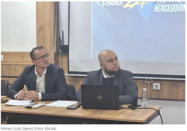 Konstituirajuća sjednica Stranke za BiH u Tuzlanskom kantonu: Za predsjednika izabran Mirnes Gušić iz Sapne, bojkot velikog broja delegata Skupštine