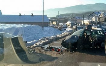Tri lica zadobila povrede nakon saobraćajne nezgode u mjestu Branjevo (FOTO)