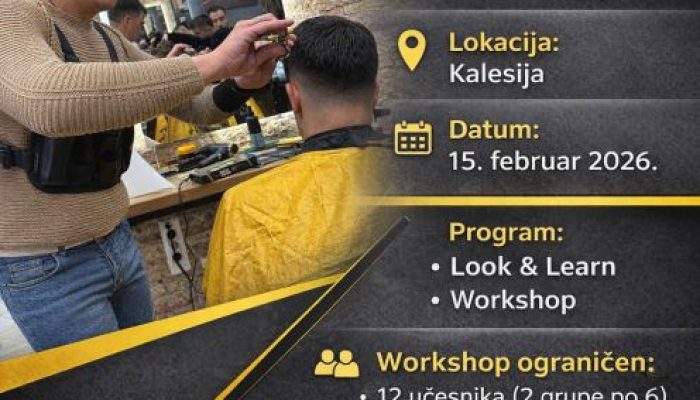 Uskoro frizerska edukacija u Kalesiji: Čuveni Đorđe Đorđević stiže 15. februara