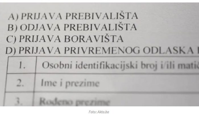 Promjena prebivališta: Šta vam treba i koliko ćete platiti