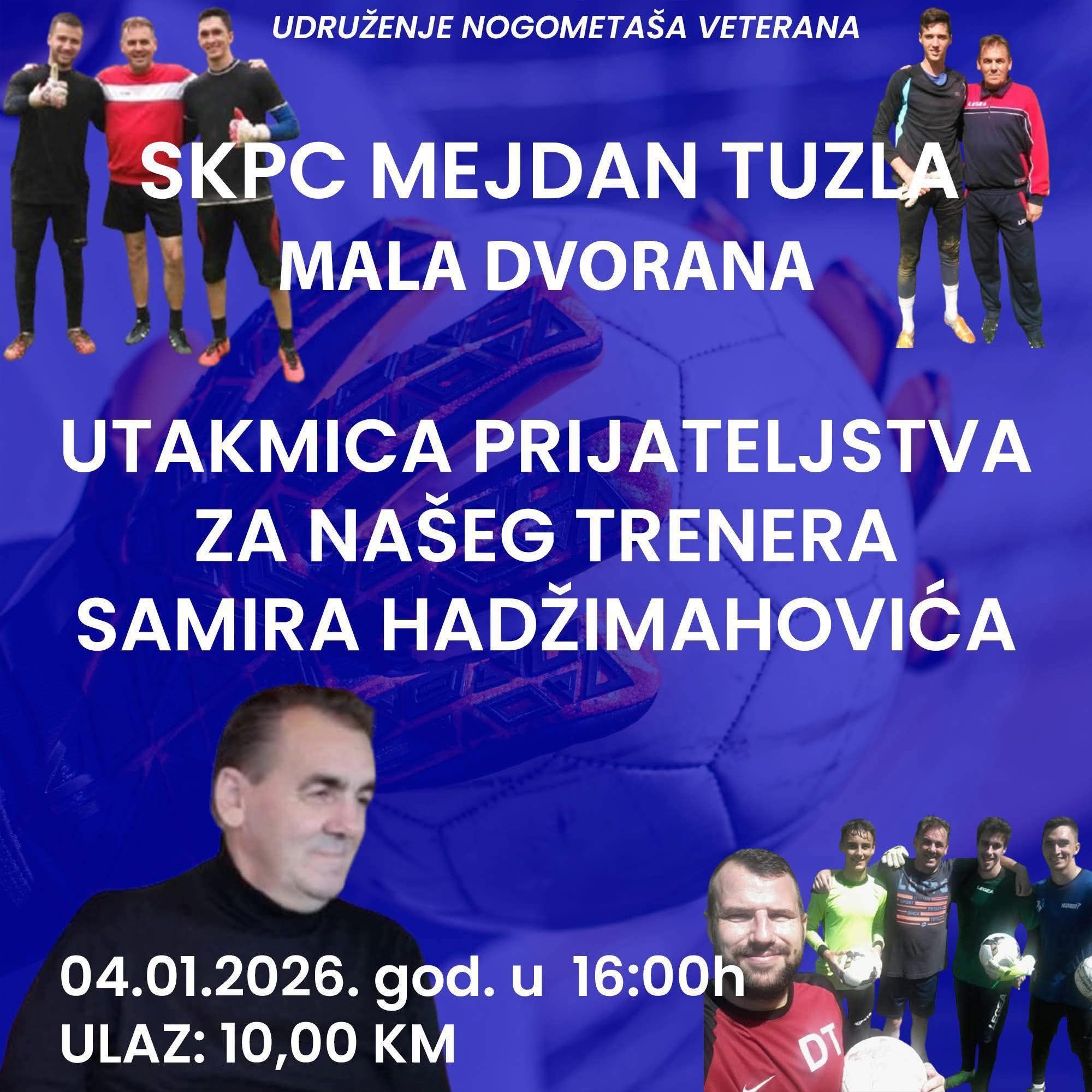 Humanitarna utakmica u Tuzli za liječenje Samira Hadžimahovića, dugogodišnjeg trenera omladinskih kategorija i golmana FK Sloboda