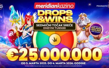 MERIDIAN KAZINO: Osvoji nevjerovatnih 100.000x ili dnevne poklone