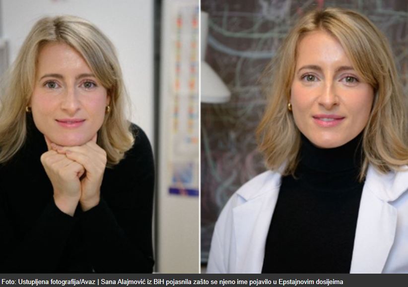 Sana Alajmović iz BiH pojasnila zašto se njeno ime pojavilo u Epstajnovim dosijeima