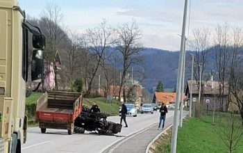 Jedno lice zadobilo povrede u sudaru automobila i traktora (FOTO)