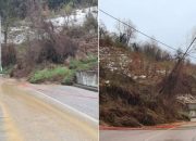 Pokrenuto klizište na putu Sapna –Teočak: Saobraćaj otežan, vozači na oprezu (FOTO)