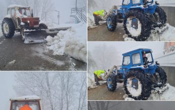 Snagovo pod snijegom: Vanredno stanje zbog neprohodnih puteva, mještani i mehanizacija na terenu (FOTO)