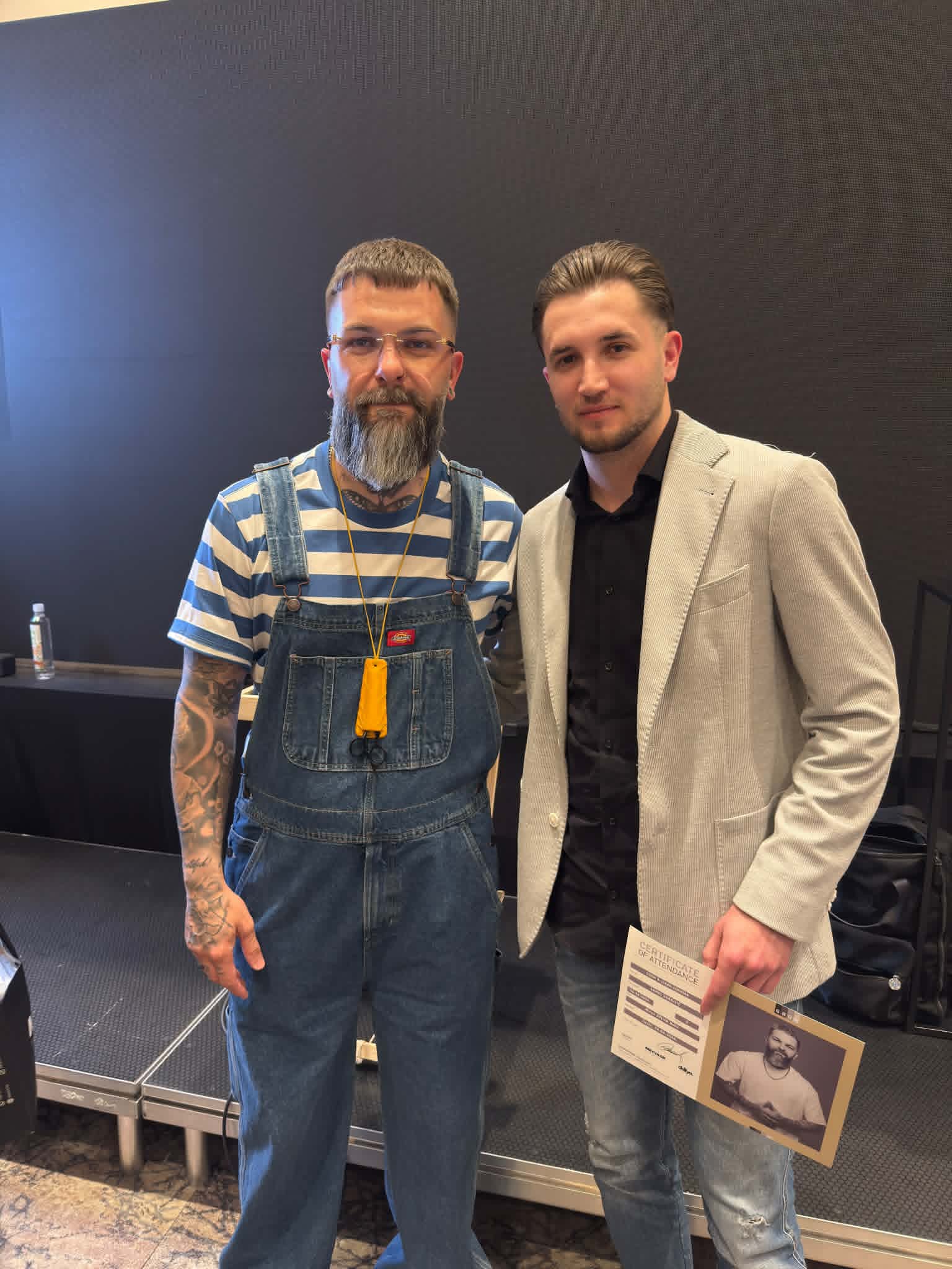 Zvornički berber Sanel Sarajlić Sake na edukaciji kod jednog od najboljih frizera u BiH