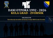 U srijedu centralni dio manifestacije Dani otpora Zvornik-Kula Grad 1992-2026