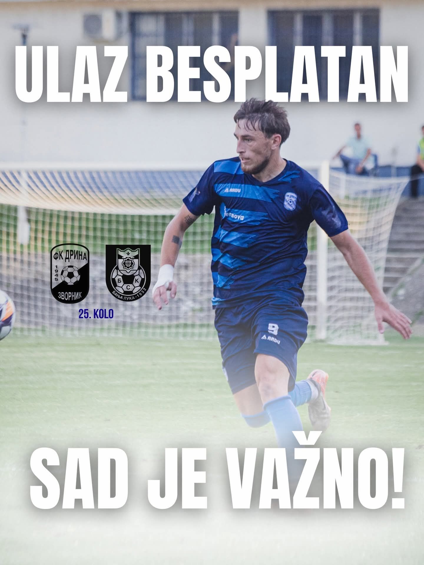 Drina igra za plej-of: Besplatan ulaz na važan meč u Zvorniku