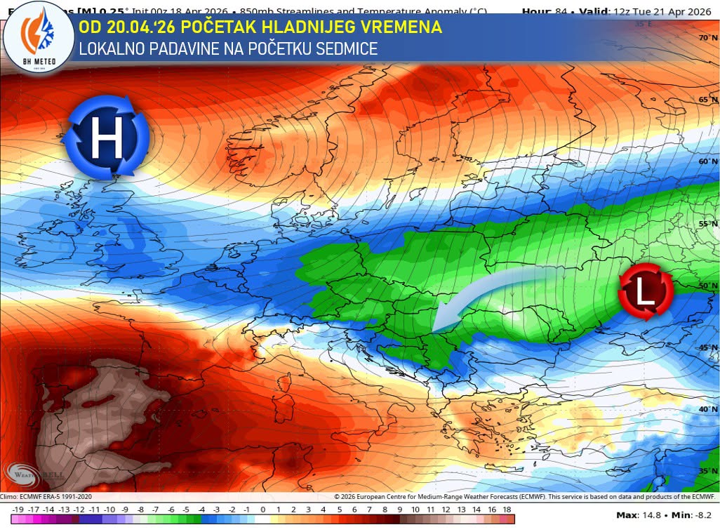 Meterolozi upozoravaju: Stiže nagla promjena vremena