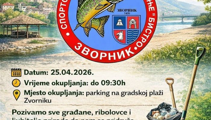 Velika akcija čišćenja gradske plaže u Zvorniku 25. aprila