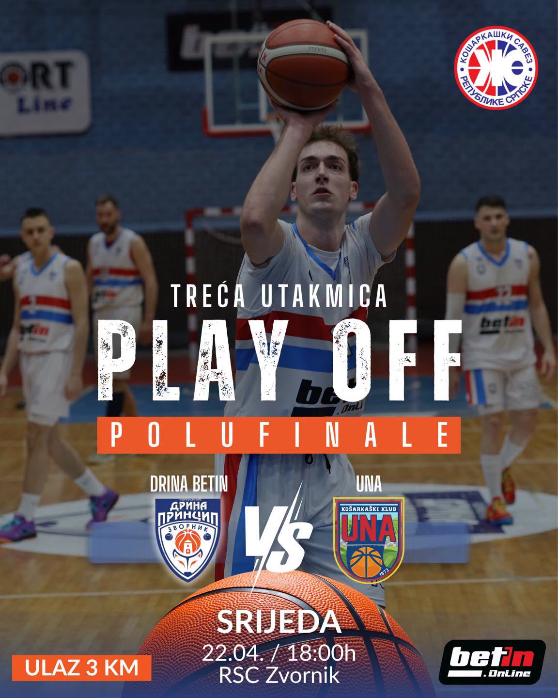 MAJSTORICA U ZVORNIKU: OKK Drina BetIN u borbi za finale – odlučujuća utakmica protiv Une