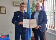 Priznanje za posebne rezultate u radu Odjeljenju za organizovani kriminalitet i droge SKP PU Zvornik