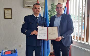 Priznanje za posebne rezultate u radu Odjeljenju za organizovani kriminalitet i droge SKP PU Zvornik