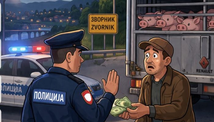 Vozač iz Rudog uhapšen u Zvorniku zbog pokušaja davanja mita policiji