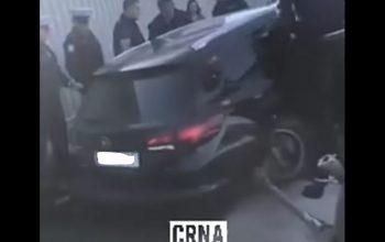 Saobraćajna nezgoda u Karakaju prethodnog dana, jedno lice povrijeđeno (FOTO)