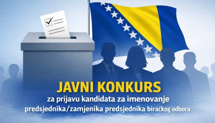 Otvoren javni poziv: Traže se predsjednici biračkih odbora u BiH