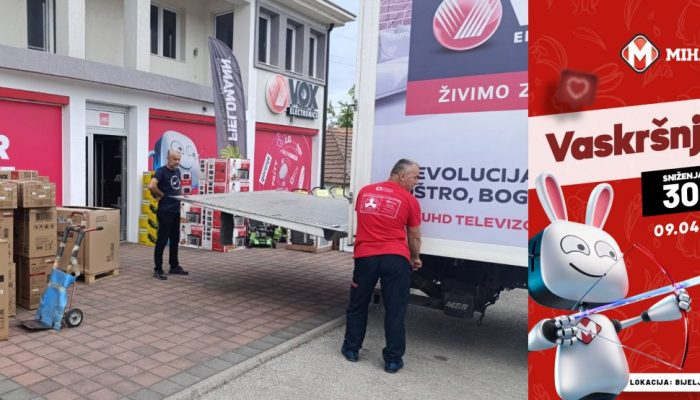 Vaskršnja akcija u Mihajlović Centar Tehnike: Velika sniženja na bijelu tehniku i kućne aparate