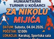 Humanitarni turnir u košarci za Nikolu Mijića: Prilika Zvorničanima da još jednom pokažu veliko srce