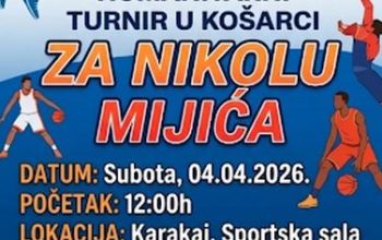 Humanitarni turnir u košarci za Nikolu Mijića: Prilika Zvorničanima da još jednom pokažu veliko srce