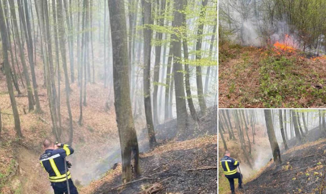 Požar u Dugom Dijelu brzo stavljen pod kontrolu, još jedno upozorenje na opasnosti paljenja vatre na otvorenom (FOTO)