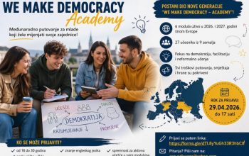 Poziv za mlade iz BiH: Prijave za „We Make Democracy – Academy“ otvorene do 29. aprila