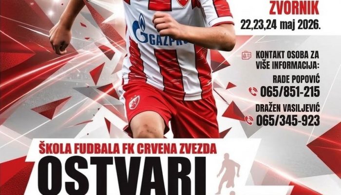 Škola fudbala Crvene zvezde stiže u Zvornik: Prilika za mlade talente