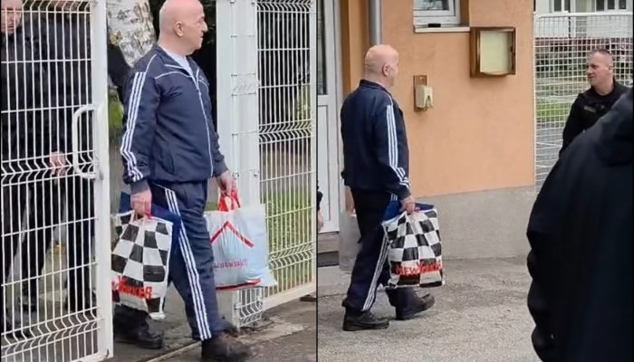 Pogledajte trenutak kada Fikret Hadžić Hadžija nakon 24 godine napušta zatvor u Zenici (VIDEO)