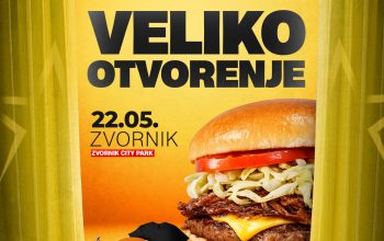 NAJVEĆI DOMAĆI LANAC BRZE HRANE STIŽE U ZVORNIK: POP’S OTVARA DEVETI RESTORAN U ZVORNIK CITY PARKU!