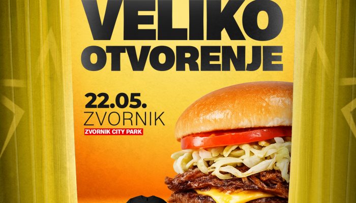 NAJVEĆI DOMAĆI LANAC BRZE HRANE STIŽE U ZVORNIK: POP’S OTVARA DEVETI RESTORAN U ZVORNIK CITY PARKU!