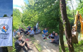 Uređeni putevi i kupališta u Kamenici i Glodima: Oko 50 mještana učestvovalo u velikoj akciji UG „Amanet“ (FOTO)