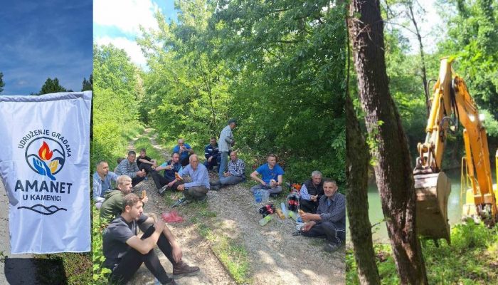 Uređeni putevi i kupališta u Kamenici i Glodima: Oko 50 mještana učestvovalo u velikoj akciji UG „Amanet“ (FOTO)