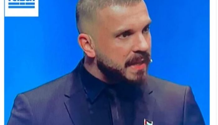 Glumac Edin Hasanović rođen u Zvorniku nosio značku s palestinskom zastavom na dodjeli Njemačkih filmskih nagrada