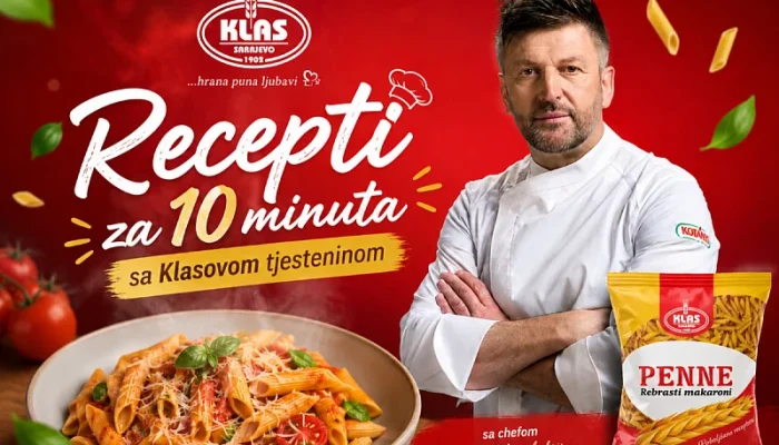 Nova Klas tjestenina: Domaći kvalitet koji inspiriše vrhunske kuhare