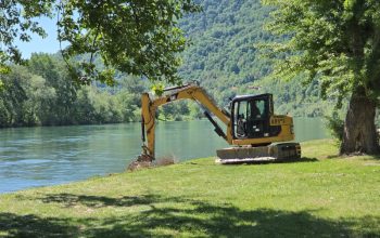 Počelo uređenje gradske plaže u Zvorniku