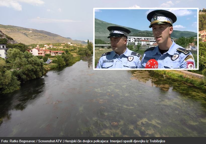 Herojski čin dvojice policajaca: Imenjaci spasili djevojku iz rijeke