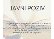 POZIV za dodjelu stipendija učenicima srednjih škola u Zvorniku
