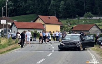 Biće naređena obdukcija: U saobraćajci kod Bijeljine poginuo vozač "golfa" (70) (FOTO)