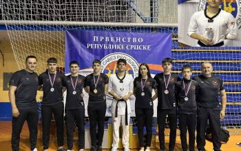 Sjajni rezultati TKD kluba Zvornik na Prvenstvu RS: Aleksa Pelemiš najbolji junior prvenstva