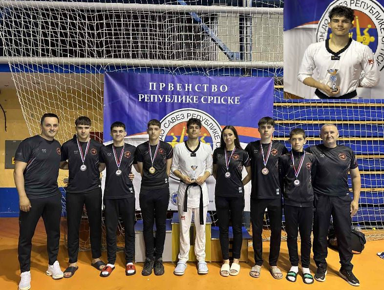 Sjajni rezultati TKD kluba Zvornik na Prvenstvu RS: Aleksa Pelemiš najbolji junior prvenstva