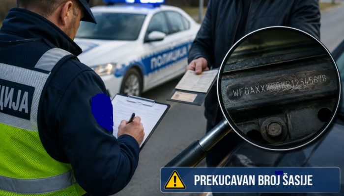 Sumnjiva dokumentacija i prepravljan broj šasije, policija podnijela izvještaj o krivičnom djelu