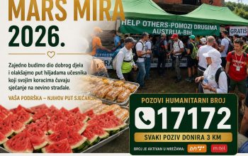 PODRŽITE UČESNIKE MARŠA MIRA 2026 UZ HO HELP OTHERS