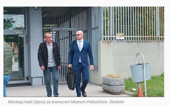Miodrag Malić ide na robiju zbog veličanja ratnih zločinaca