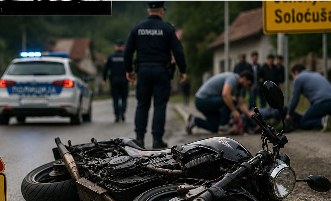 Tri lica završila u zvorničkoj bolnici nakon saobraćajne nezgode u kojoj je učetvovao motociklista i dva pješaka, jedno lice uhapšeno
