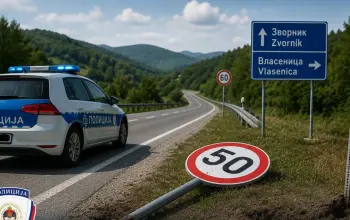 Nepoznata osoba iščupala tablu sa nazivom ulic, policija provodi istragu