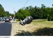 Novi udes kod Bijeljine, još jedan auto na krovu (FOTO)