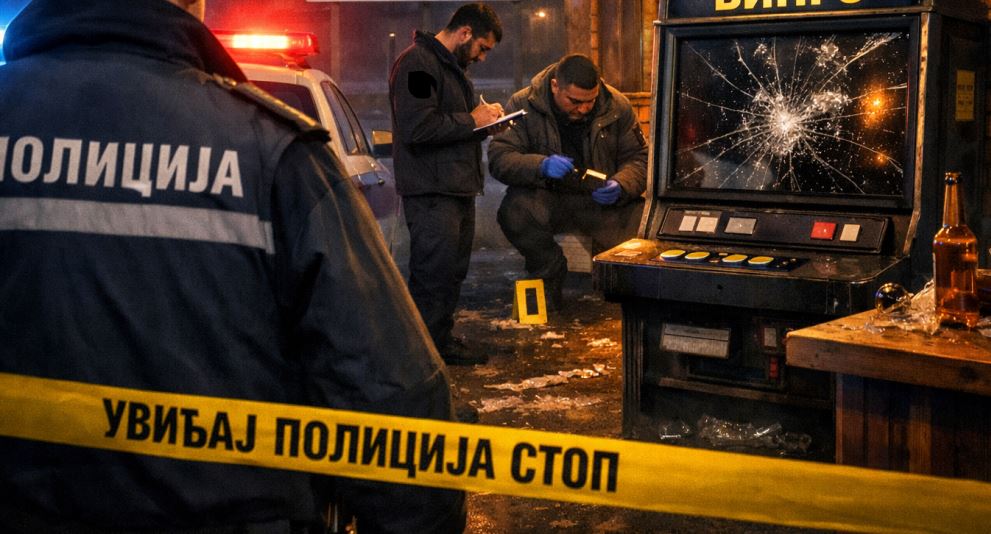 Oštećen terminal za igre na sreću, slučaj kvalifikovan kao krivično djelo