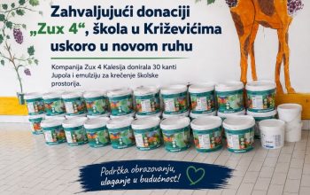 Zahvaljujući donaciji kompanije „Zux 4“, škola u Križevićima uskoro u novom ruhu