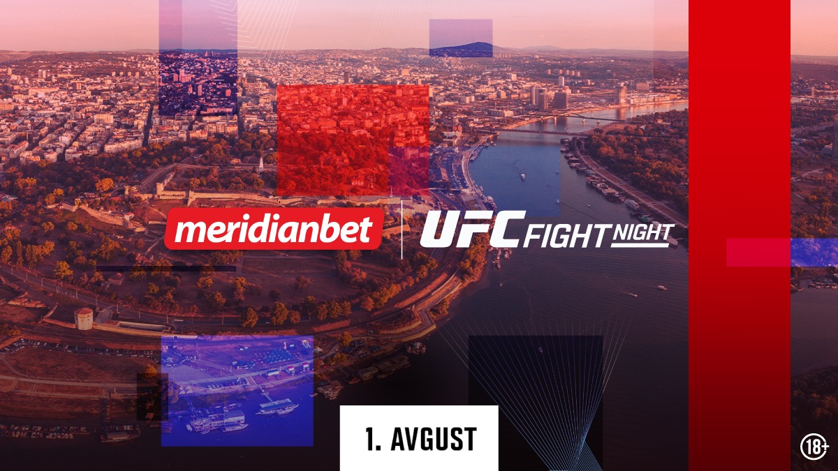 Meridianbet zvanični sponzor UFC Fight Night Belgrade