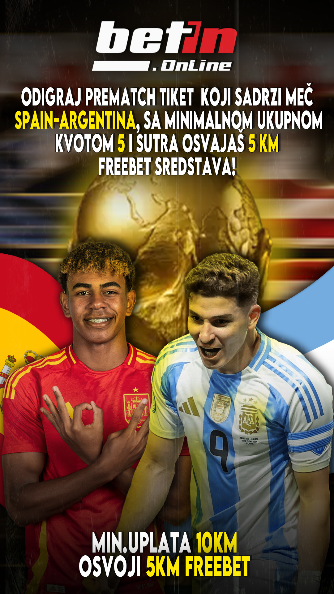 Poznati sastavi Španije i Argentine za spektakularno finale Svjetskog prvenstva